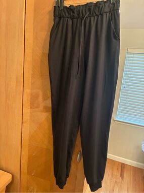 Used Lululemon Black Jogger Pants